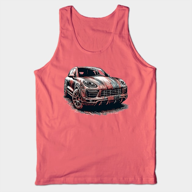 Porsche Cayenne Tank Top by Vehicles-Art